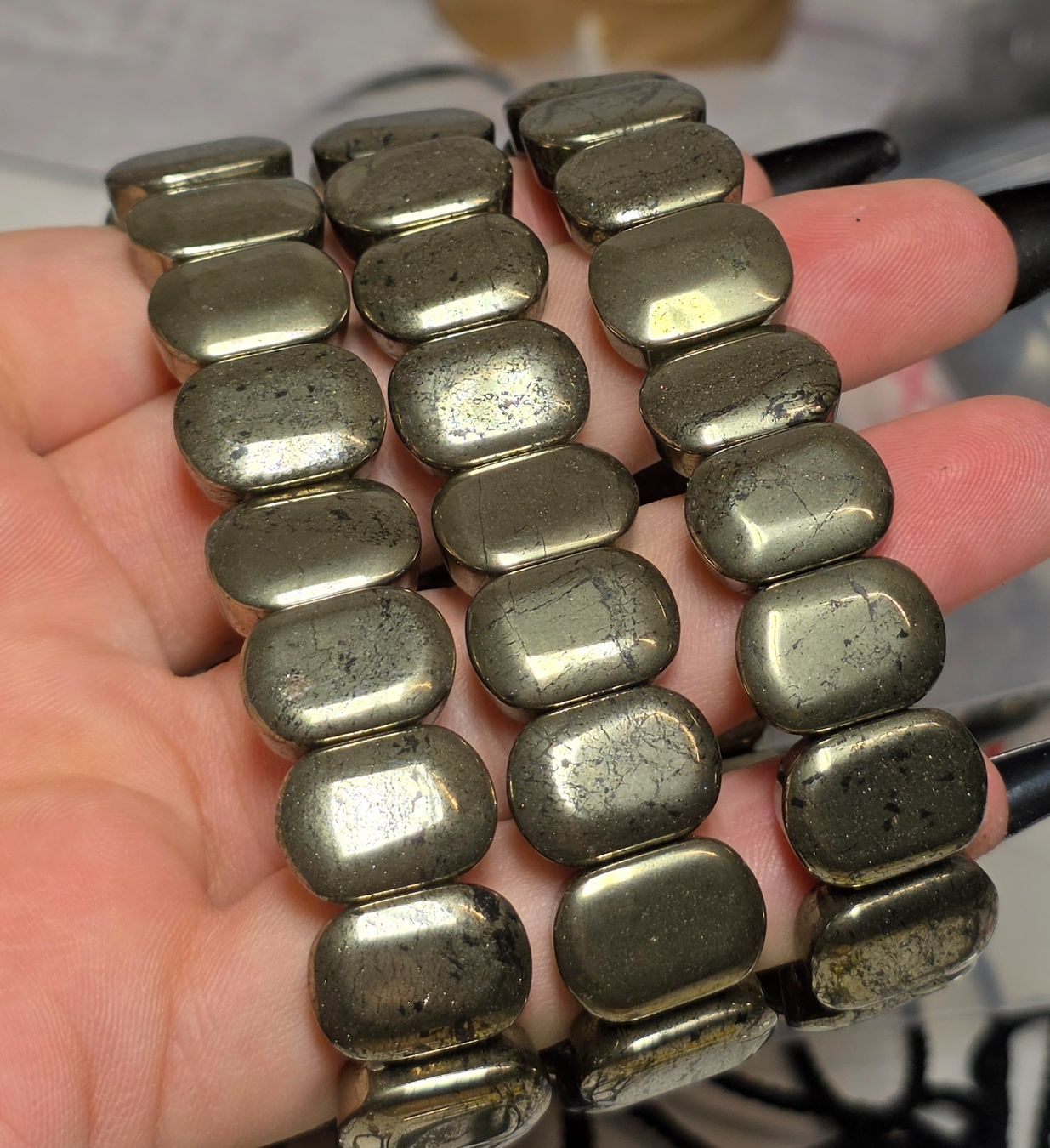 Minerali & Pietre curative: Pyrit Armband – Nuovo e nell'imballaggio originale da Matzingen venduto da Shay_Crystalz 2