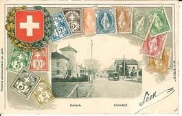 Reinach AG Tram, Strassenbahn Unterdorf sehr gut erhalten