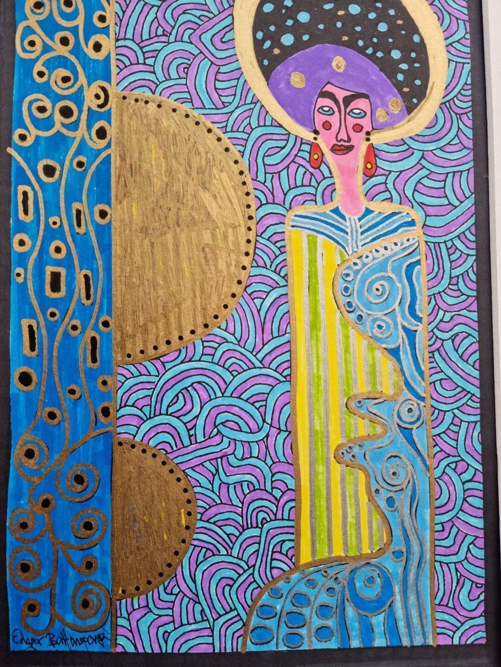 Gemälde: EDGAR BALTENSPERGER   ORIGINAL ACRYL  SIGNIERT – Gebraucht aus Gersau von kunst-online 3