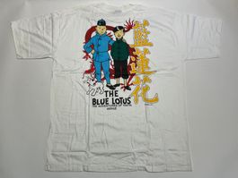 Vintage 90s T-Shirt Tintin double Print New Under Blister XL