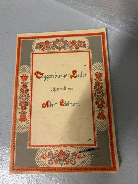Libri: TOGGENBURGER LIEDER ALBERT EDELMANN – Usato da Wattwil venduto da ann_h68g