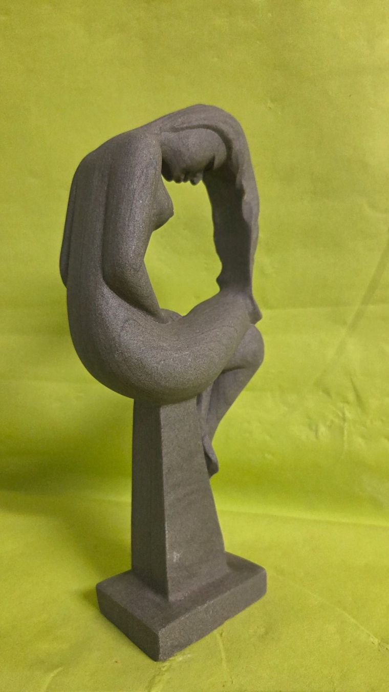 Skulpturen & Statuen: Sandstein Statue sitzende Frau 25cm – Neu (gemäss Beschreibung) aus Roggliswil von Mabelco 3