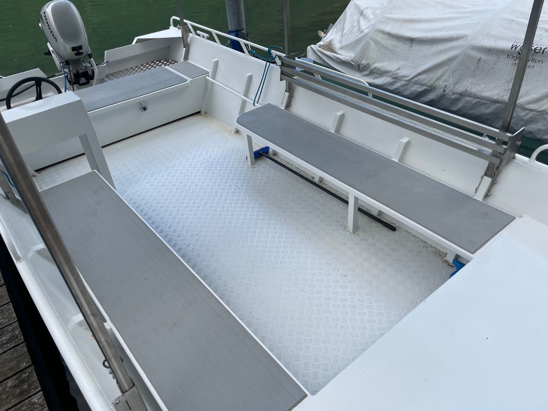 Barche: Motorboot Fischerboot Aluminium inkl Motor – Usato da Bachenbülach venduto da Simivk 2