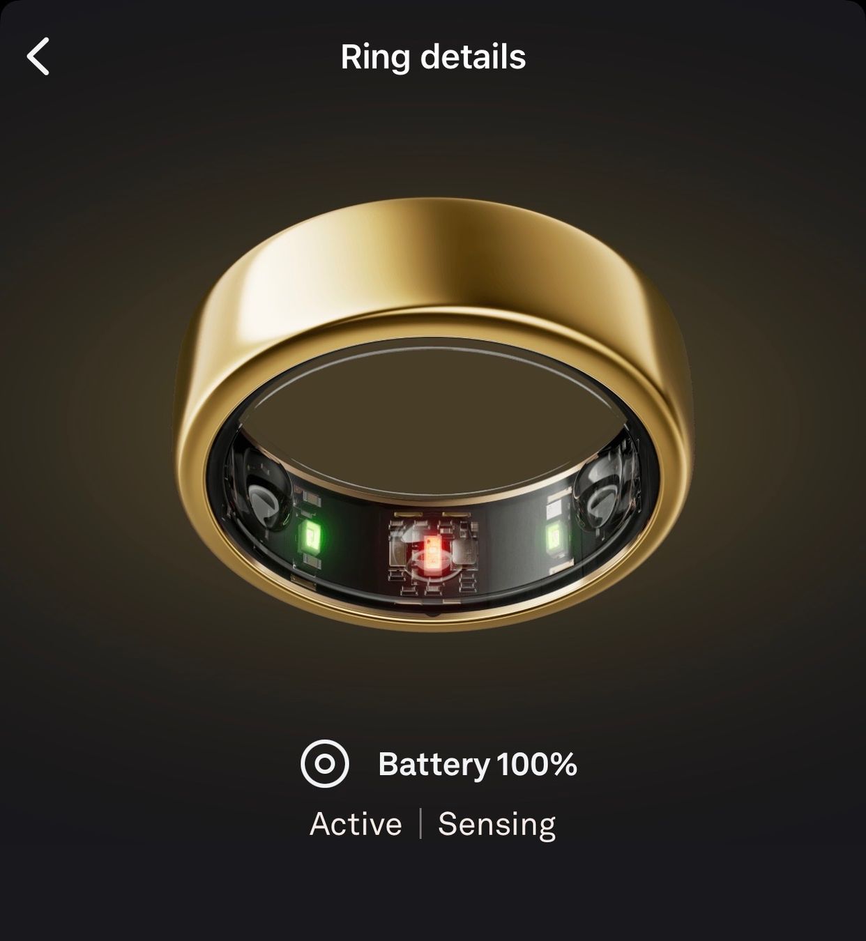 Oura Ringe: Oura Gesundheitsring, Generation 3, Grösse 10, gold – Gebraucht aus Hedingen von nixliz15 5
