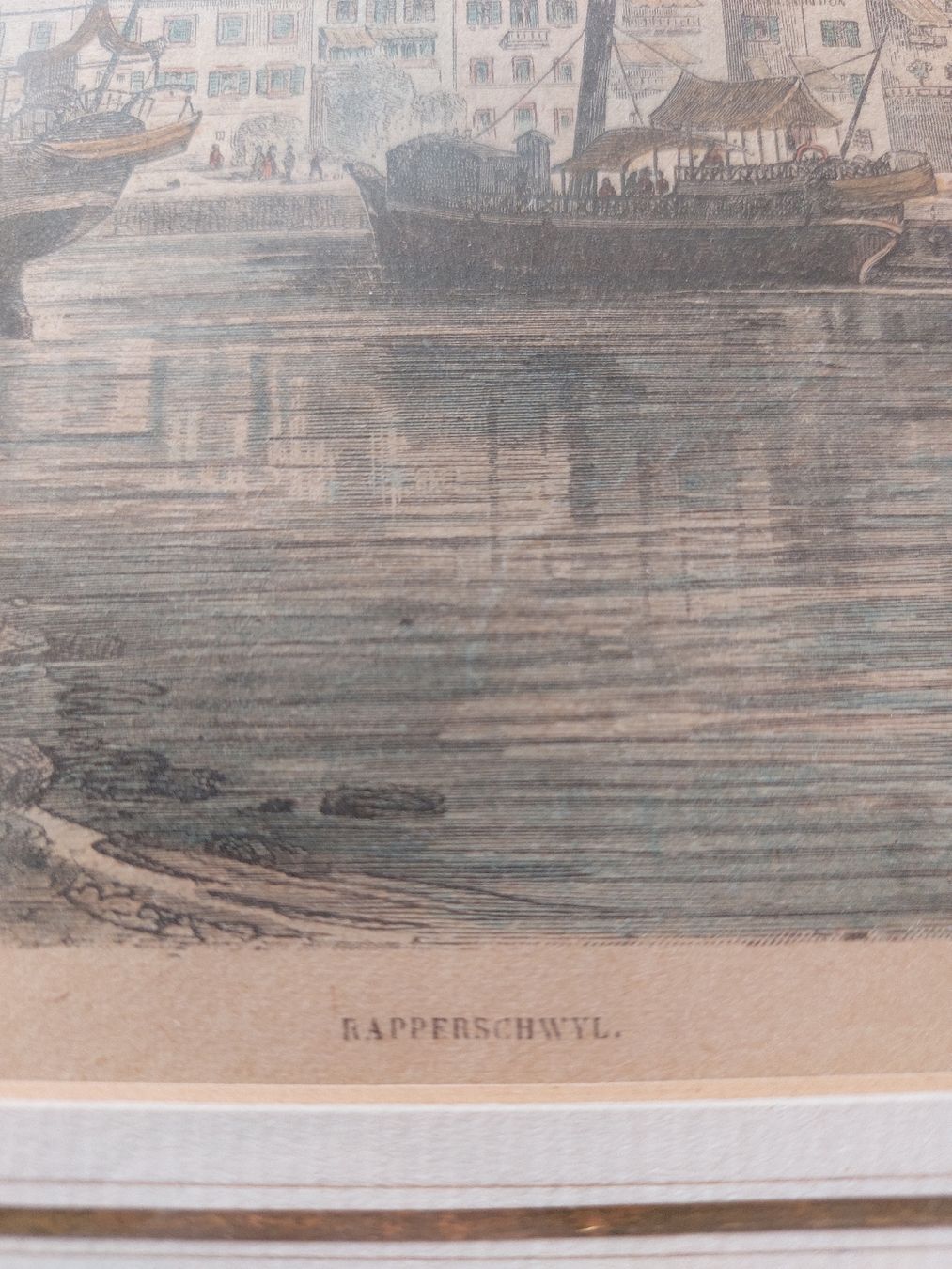 Stiche: Holzstich Rapperswil um 1880 – Gebraucht aus Schüpfheim von Humbeli_ 2