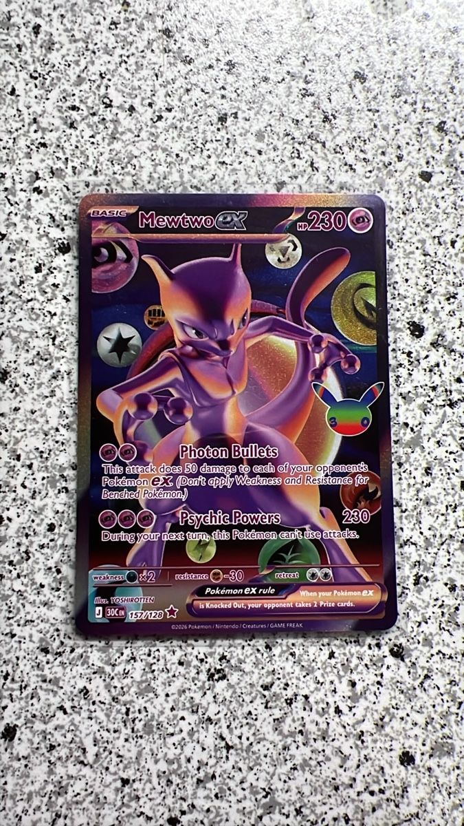 Pokémon Sammelbilder & Trading cards: 30th Celebration english Mewtwo EX 157/128 – Neu (gemäss Beschreibung) aus Rothrist von Liimoon___