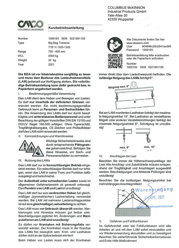 Traverses: Big-Bag Traverse – Neuf (Voir description) à Ibach par FelcTec 3