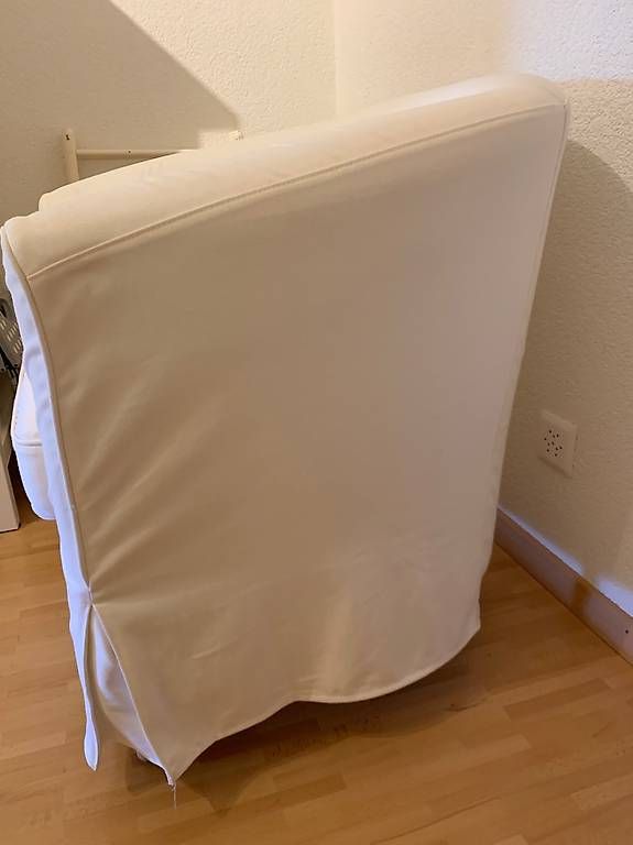 Ikea Poltrone: Fauteuil tissu blanc – Usato da Eysins venduto da cathry-9 1