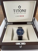 Titoni Line 1919 Herrenuhr blau