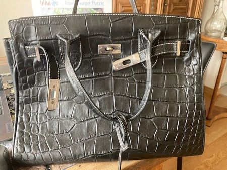 Navyboot Handtasche schwarz kaum gebraucht