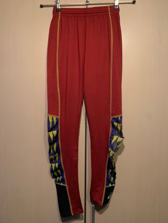 Retro Asics Sport-/Trainingshose, mit auffälligem Druck, S