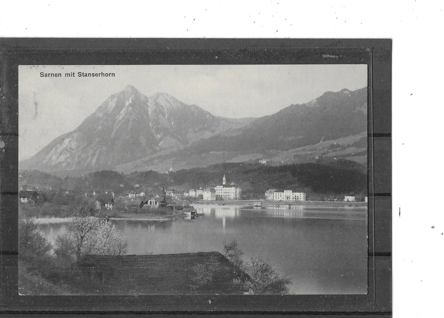 Ansichtskarten: OW Sarnen mit Stanserhorn 1912 – Gebraucht aus Schocherswil von Wilare