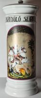 Vintage Apotheker Dose Ungarn Porzellan 24cm