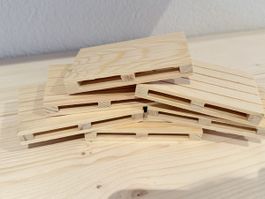Mini Holzpaletten Untersetzer