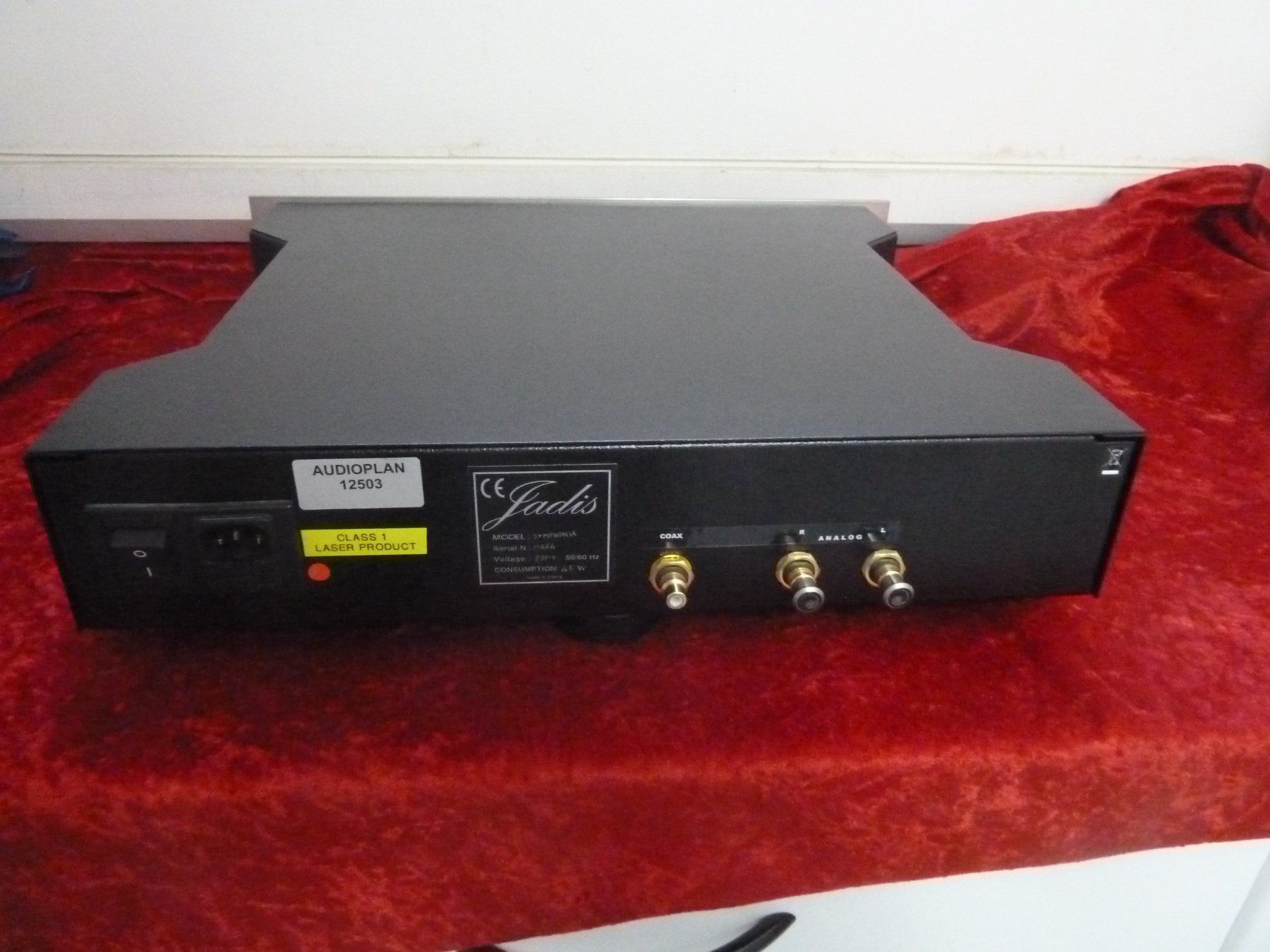 Sistemi audio & multimediali: JADIS High-End CD Player Symphonia Evolution – Usato da Affoltern am Albis venduto da Sennrtv 2