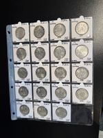19x 25 Schilling Autriche Série complète – 197,6g argent fin