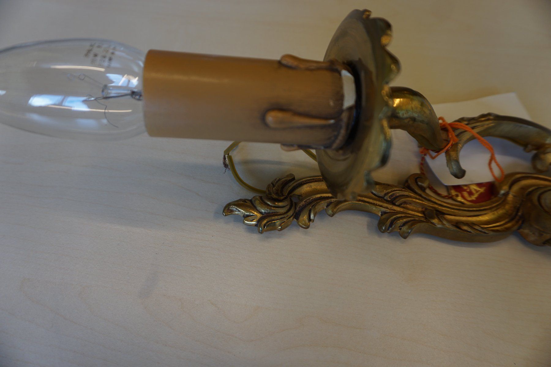 Lampade: Wandleuchte Barock, Bronze – Nuovo (secondo la descrizione) da Giswil venduto da sowo60 7