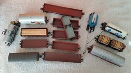 Märklin 15 verschiedene Güterwagen H0 WS/09