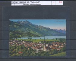 192? AK, SG, "Walenstadt", gelaufen