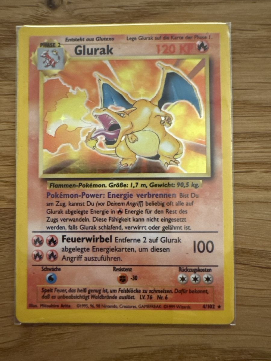 Pokémon Carte collezionabili: Glurak Base Set  – Usato da Ichertswil venduto da EldenLord