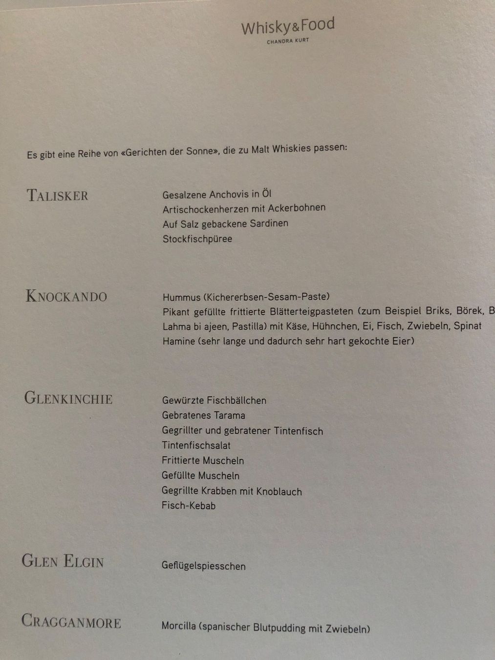 Libri: Whisky & Food - Chandra Kurt – Usato da Pfäffikon ZH venduto da Wacardo 5