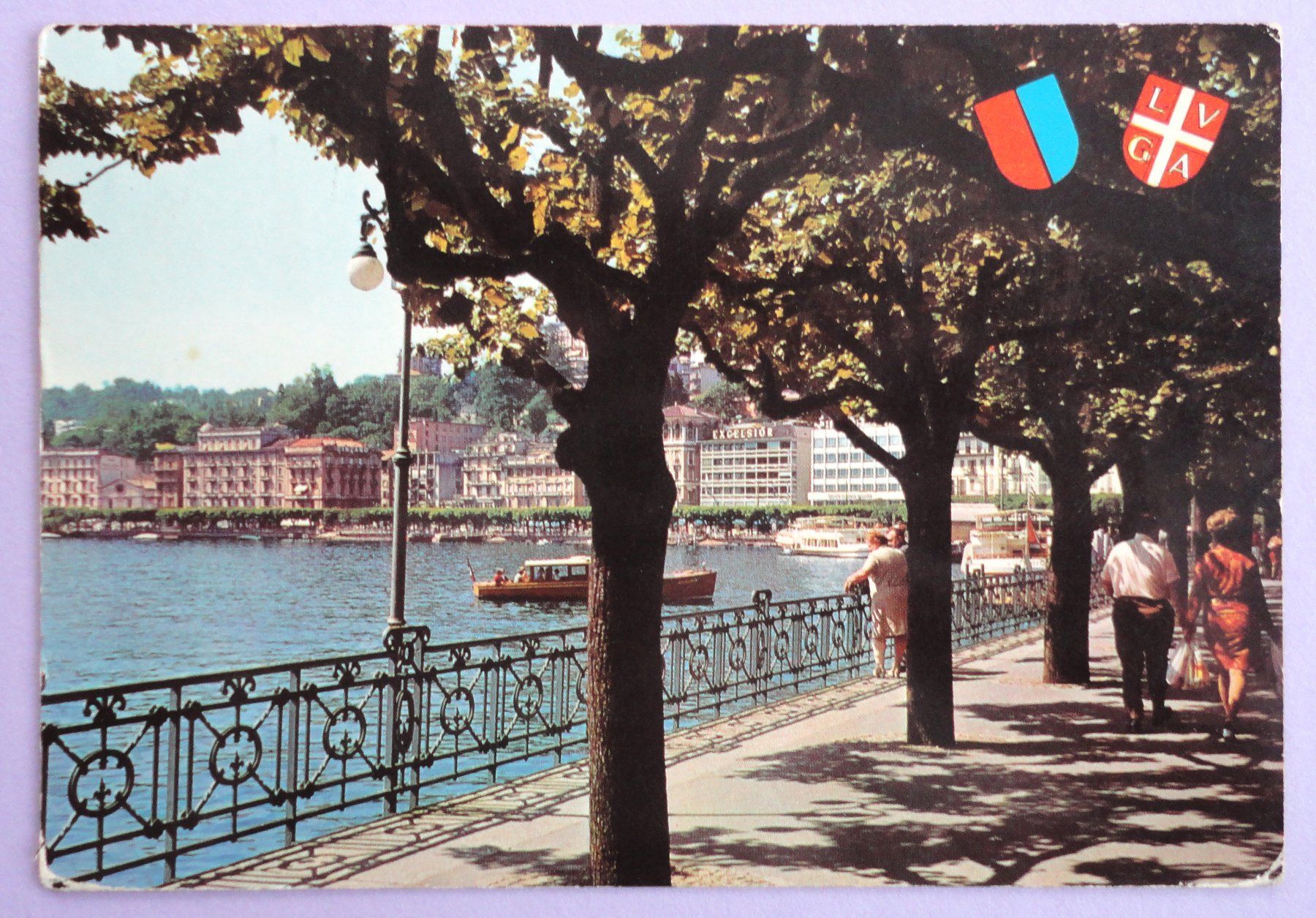 Cartoline postali: Lugano (TI) - Lungolago – Difettoso da Fétigny venduto da Billy2miny