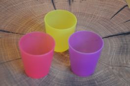 3 STUCK - PLASTIQUE VERRES