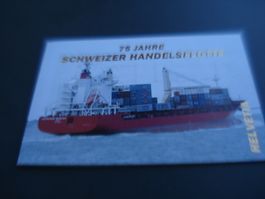 Markenbüchlein Hochseeflotte Schweiz, 2016 ET-o