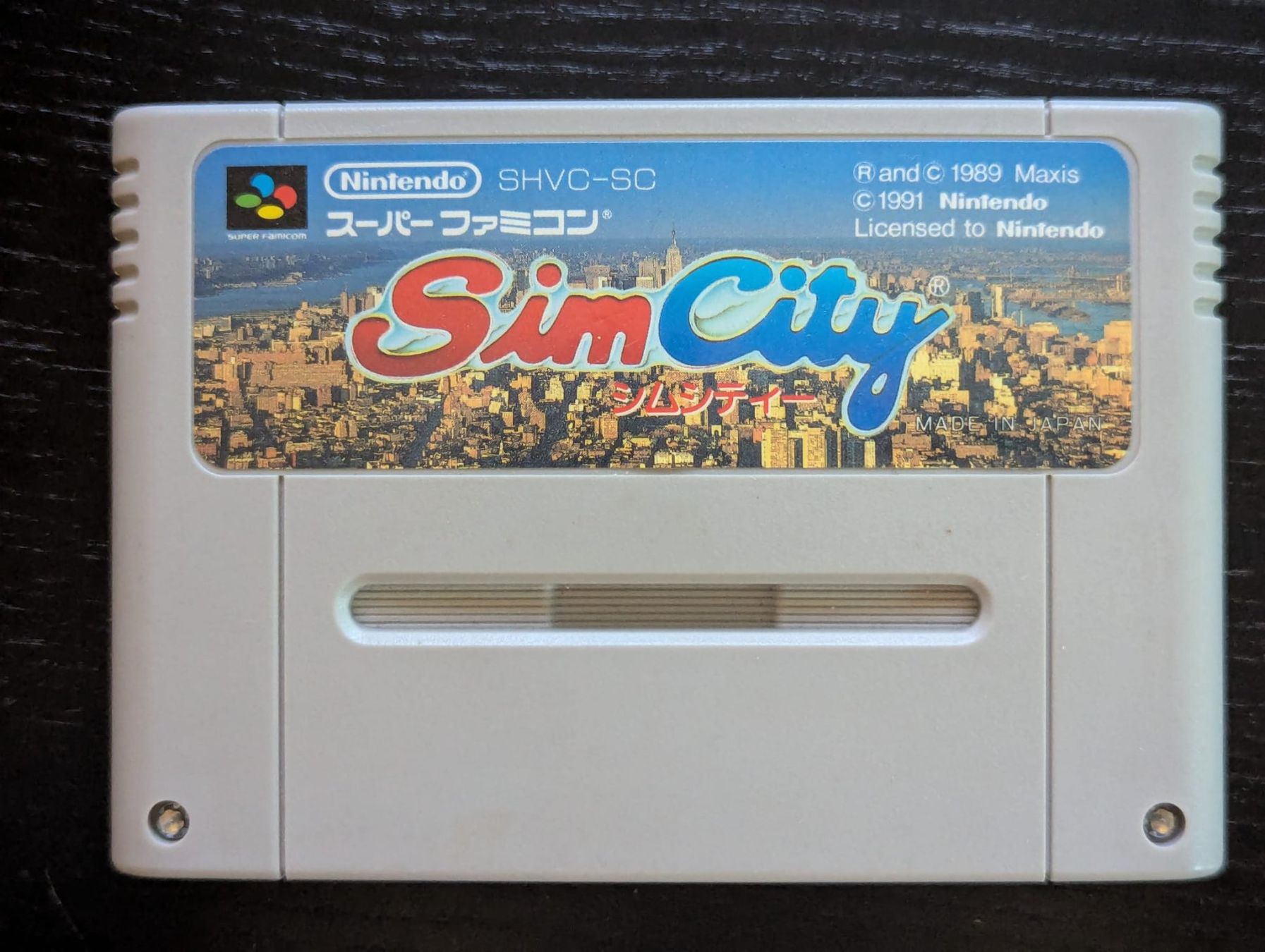 Nintendo Giochi: Sim City (Nintendo SNES) – Usato da Winterthur venduto da Eyeflea_Market