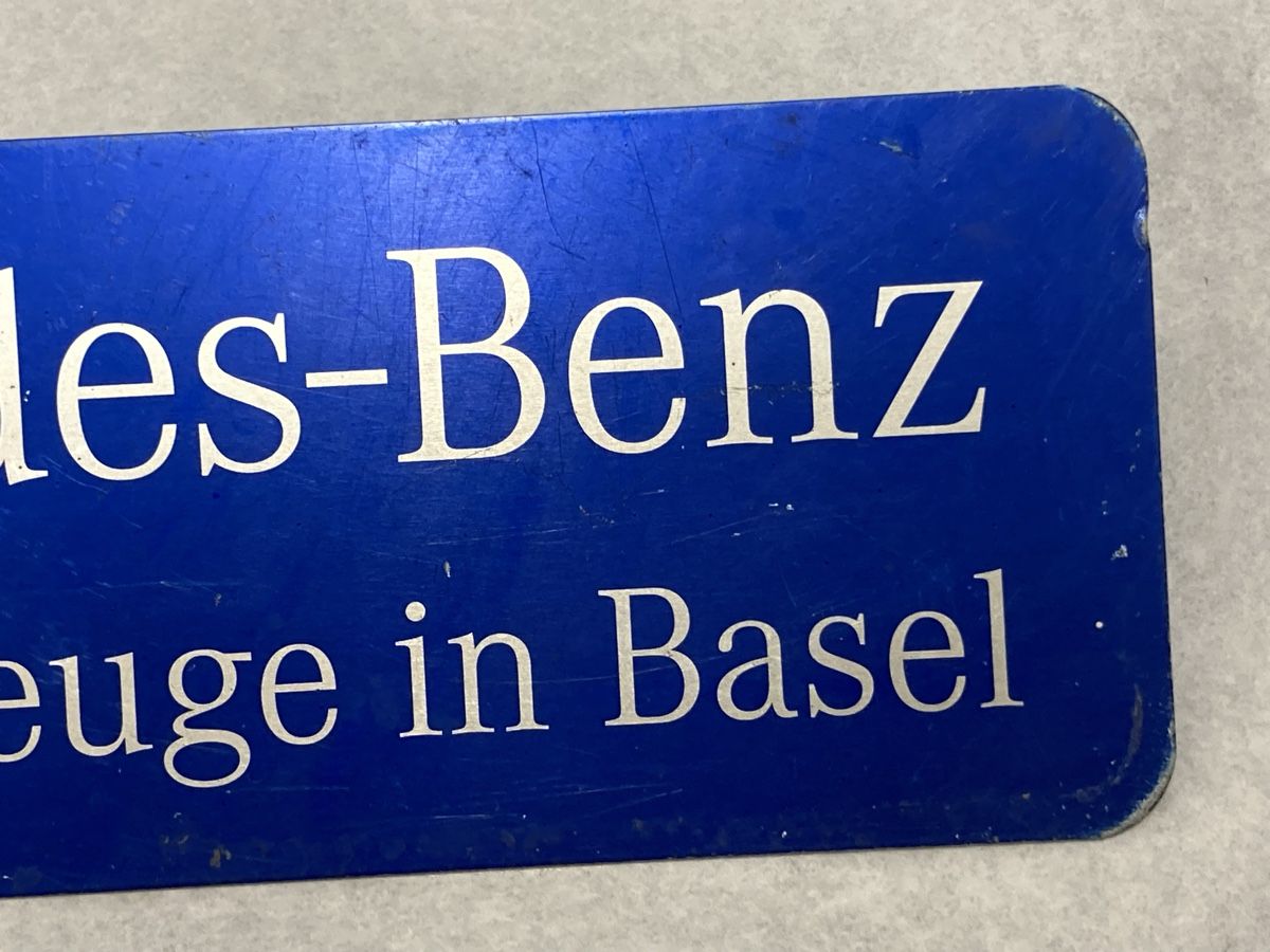 Mercedes-Benz Ecriteaux: Reklame Schild  Alu – D'occasion à Kaiseraugst par wombat51 2