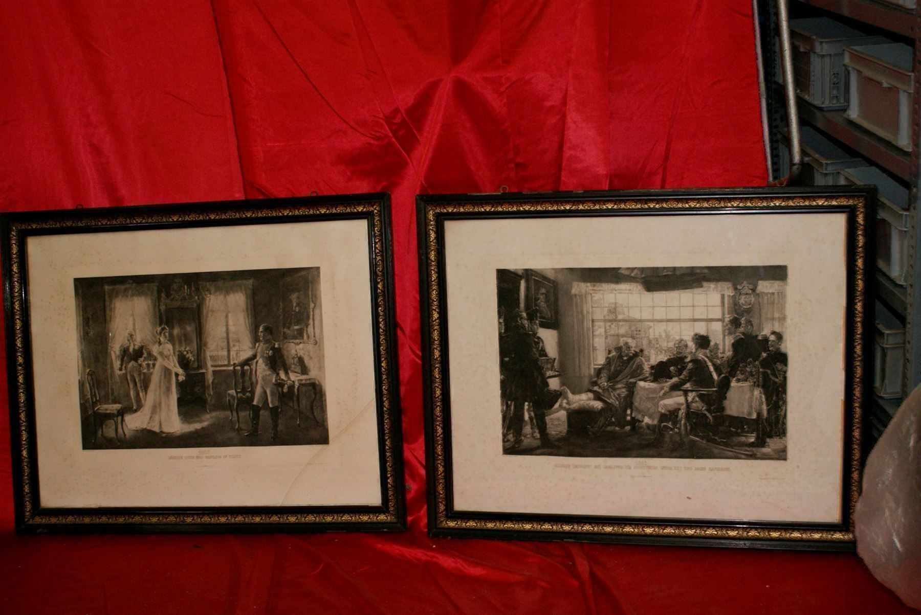 Incisioni: 2 Grosse Bilder,vermutlich Stiche um1899 – Difettoso da Buchs AG venduto da schwippschwapp