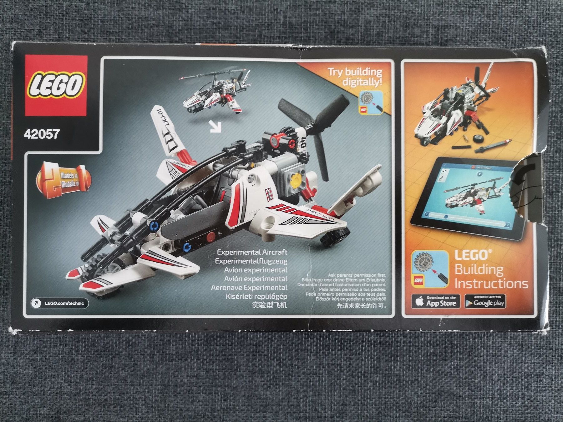 Lego Jeux de construction: Lego Technic, hélicoptère et avion référence no 42057, 2 en – D'occasion à Onex par Neimad7 1