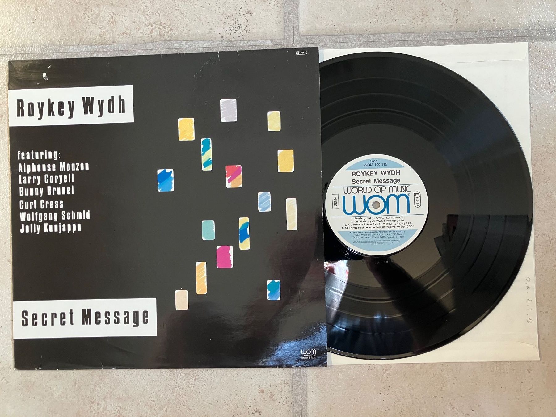 Dischi in vinile: Roykey Wydh - Secret Message, LP Jazz – Usato da Widen venduto da DexterGordon