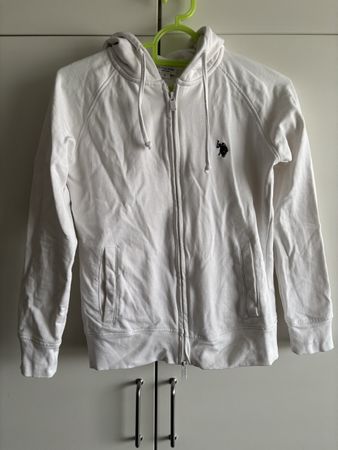 U.S. Polo Assn. Hoodie Weiss Gr. S