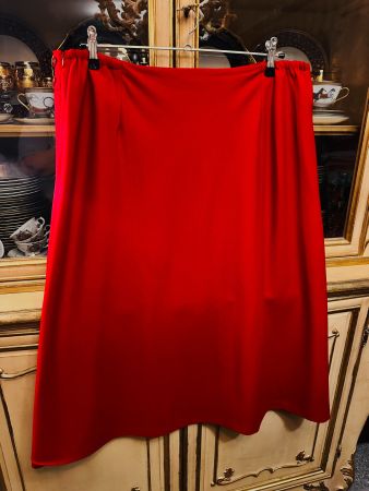 Wunderschöner Talbots-Rock Jupe Rot italienischer Wolle