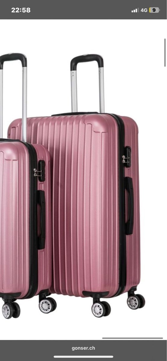 Reisekoffer: Rosa Koffer Gr. XL – Neu (gemäss Beschreibung) aus Spiegel b. Bern von pre1ovedthreads 4