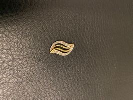 Anhänger 375 Gelbgold und 0.02 Karat