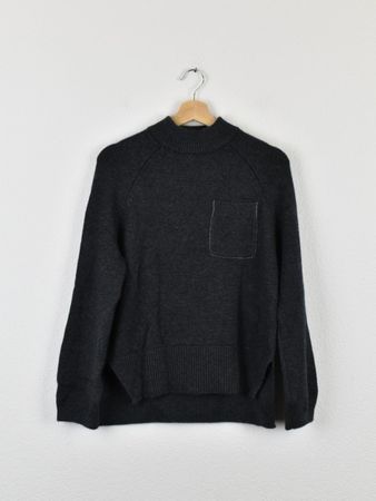 Emilio Sarto Strickpullover, Gr.S, grau, Wolle & Cashmere