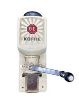 Vintage Douwe & Egberts Koffie Dutch Wall Mount Coffee Grind