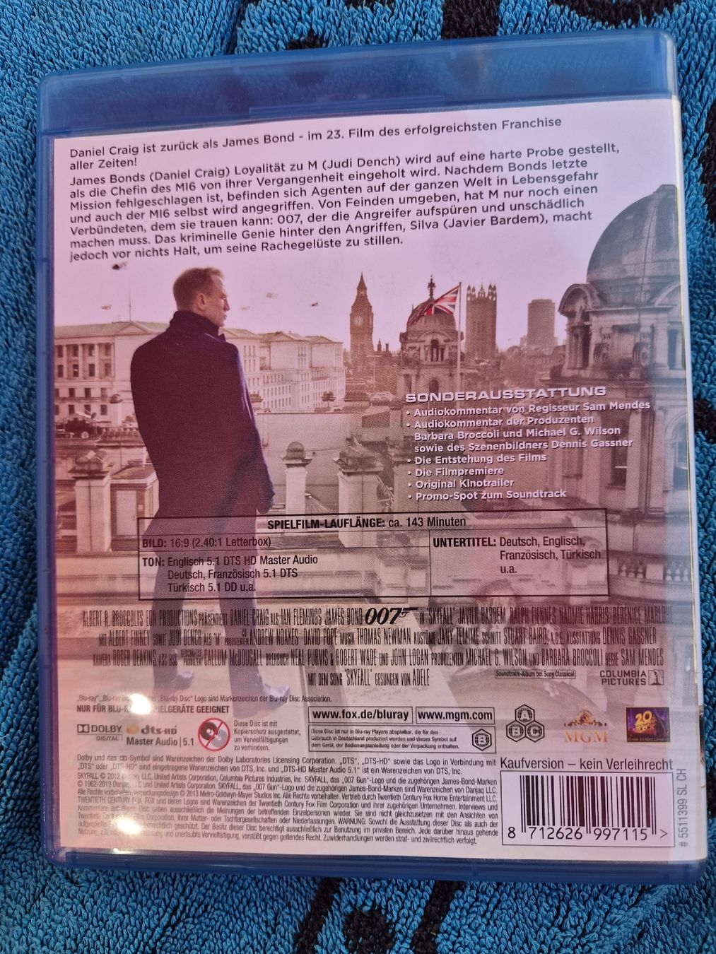 Alle DVDs: James Bond Skyfall 007 bluray – Gebraucht aus S-chanf von pat_9lxp 1