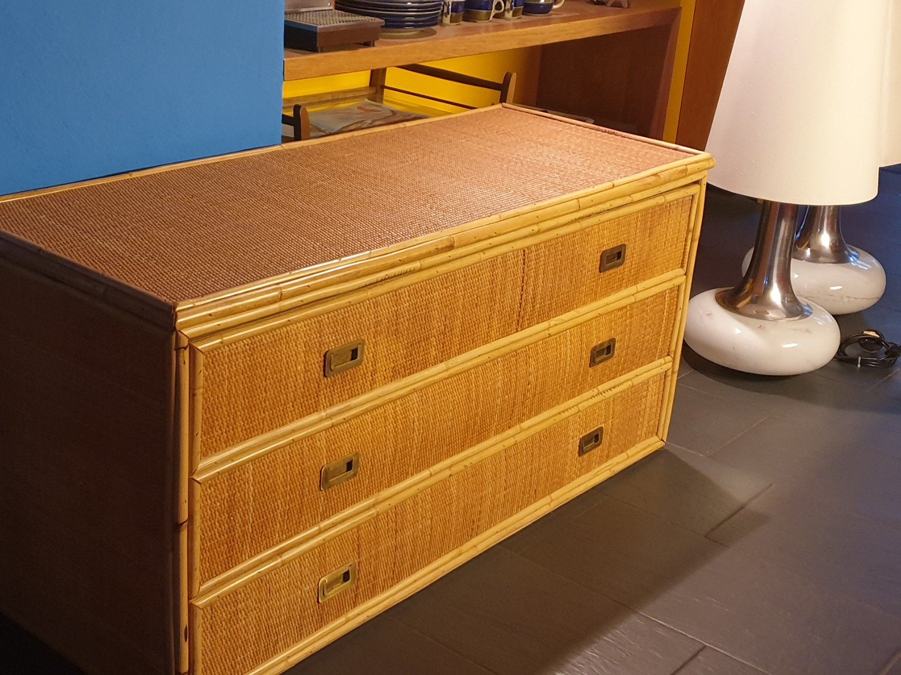 Kommoden: Dal Vera 70's Rattan Sidebord / Kommode – Gebraucht aus rebstein von spacy73 3