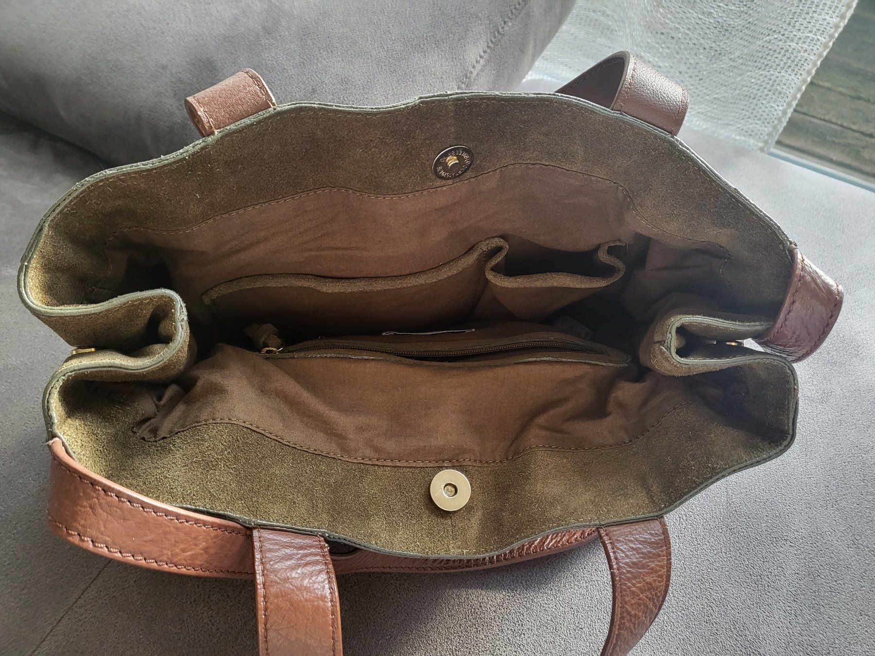 Borse da donna: Tasche aus Velours Naturleder – Usato da Brütten venduto da Diana098 3