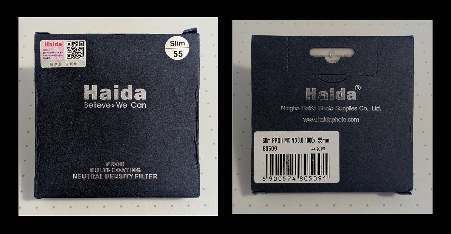 Haida Filter: Haida ND3.0, 1000x Fillter - 55mm – Neu (gemäss Beschreibung) aus Sennwald von MicNi 1