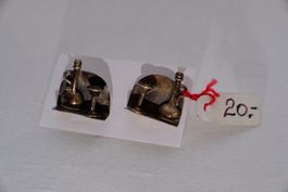 Silber 925 Ohrstecker/Anstecker - Sterling Regal Getränk -e