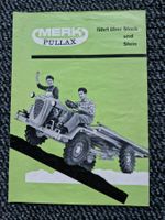 Original Prospekt Merk-Pullax Transporter, sehr selten