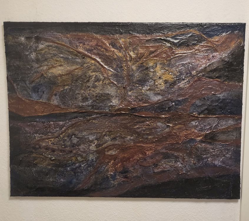 Handgemaltes Acrylgemälde '044' Auf Keilrahmen – 60x80 Cm, Abstrakte Kunst Von Künstler Dimitri IVANOV Für Zuhause & Büro