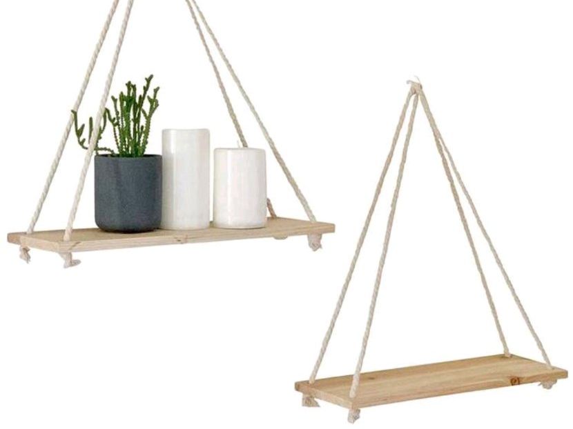 Étagères: Wandregal Set Holz mit Seil – Neuf (Voir description) à Ostermundigen par ang_yrx9