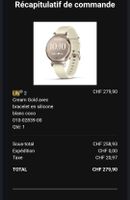 Montre connectée Garmin Lily 2 Cream Gold silicone