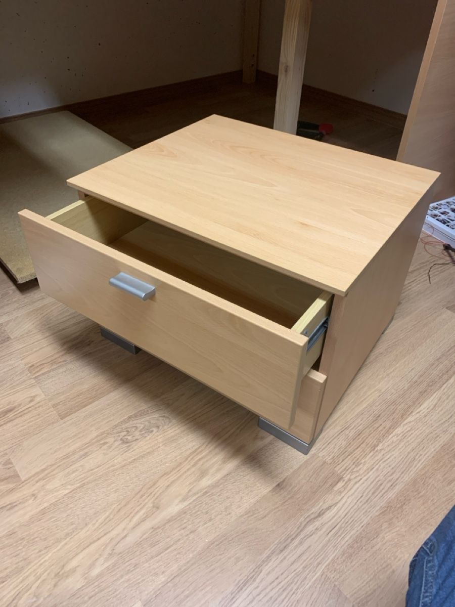 Nachttische: Gebrauchter Nachttisch/ Kommode mit 2 Schubladen, Top! – Gebraucht aus Auenstein von Awsathag 1
