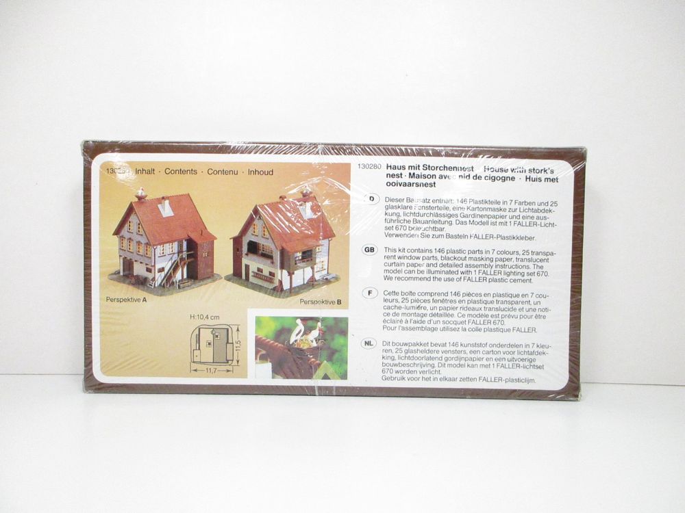 Faller H0 130280 Haus mit Storchennest (Neu und originalverpackt) in ...